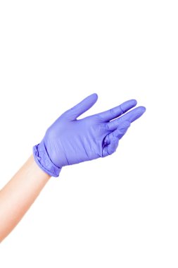 Doktor el izole koruyucu eldivenler