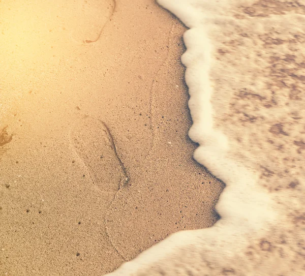 Sandstrand Hintergrund Jahrgang — Stockfoto