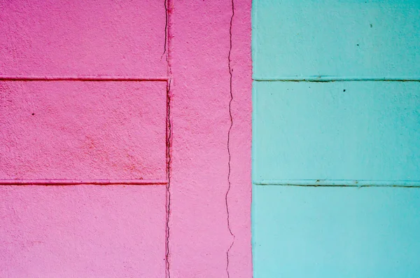 Ping and bluesky cement wall — Stock Photo, Image