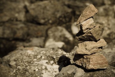 Zen stone rock alanda filtre ile