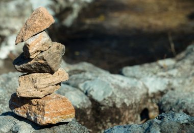 Zen stone rock alanda filtre ile