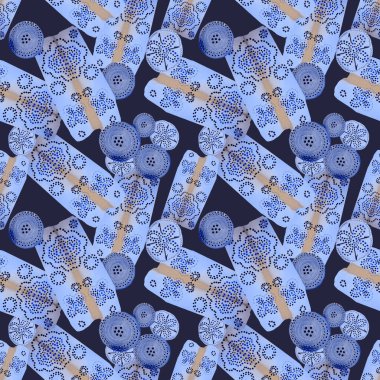 Siyah üzerine soyut yuvarlak elementlerle, yaratıcı suluboya desenler. Çağdaş sanat. Herhangi bir tasarım için renkli doku. 