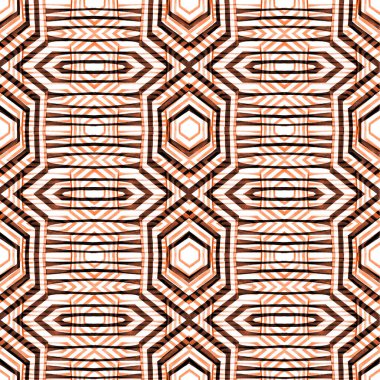 Soyut geometrik şekilli, dikişsiz suluboya desen. Her türlü tasarım için renkli bir doku. Çağdaş sanat. Moda modern tarzı.