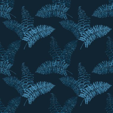 Hawaii çiçeksiz, suluboya tropikal yapraklı bir baba. Eğrelti. Egzotik bahar ya da yaz doğa geçmişi. Herhangi bir tasarım için renkli doku.