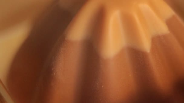 Dolci al cioccolato macro shot . — Video Stock