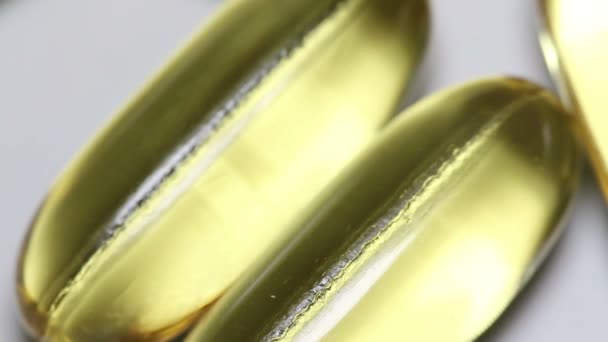 Capsules jaunes. Macro ,