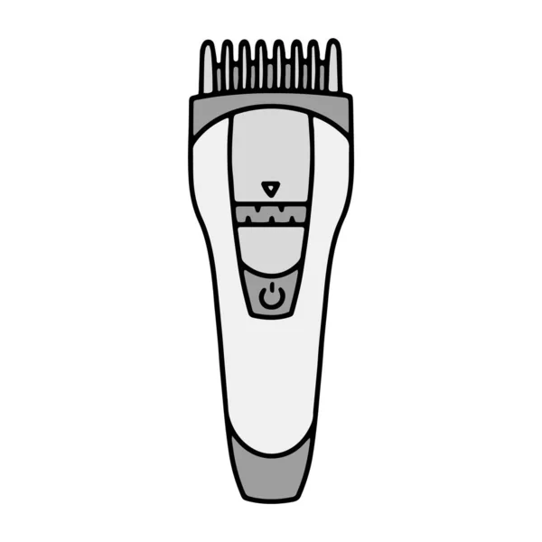 Lineární ikona střihače vlasů a vyžínače — Stockový vektor