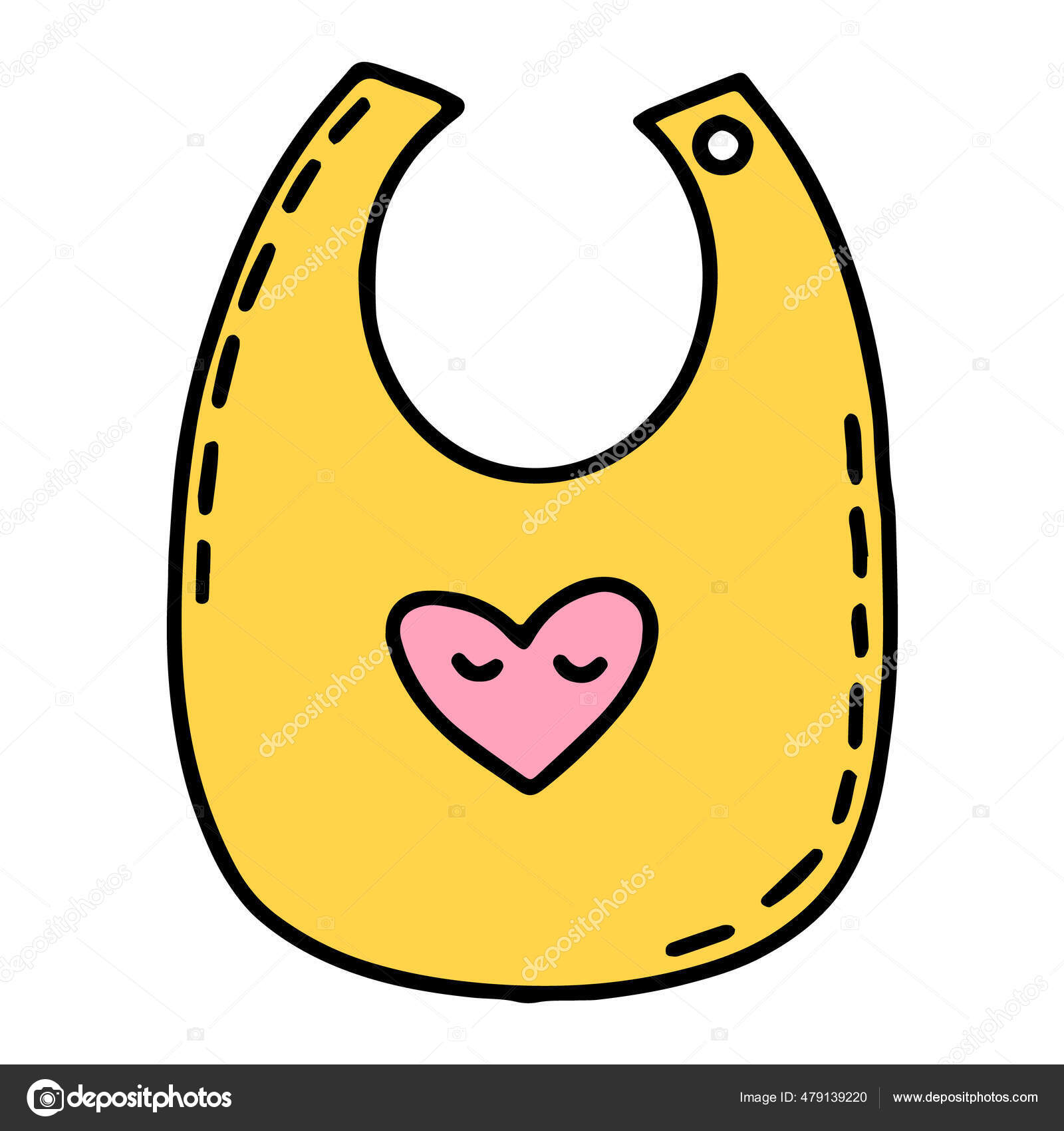 Bavoir Bebe Mignon Icone Dans Le Style De Dessin Anime Image Vectorielle Par Kanvictory C Illustration Bavoir Bebe Mignon Icone Dans Le Style De Dessin Anime Image Vectorielle Par Kanvictory C Illustration