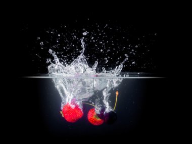 Meyve Splashing wate içine