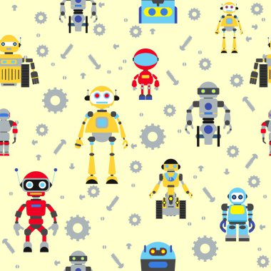 Dikişsiz robotlar desen