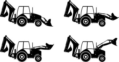 Backhoe Premium Vector Download For Commercial Use Format Eps Cdr Ai Svg Vector Illustration Graphic Art Design