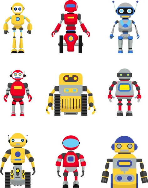 Robots set — Stockvector