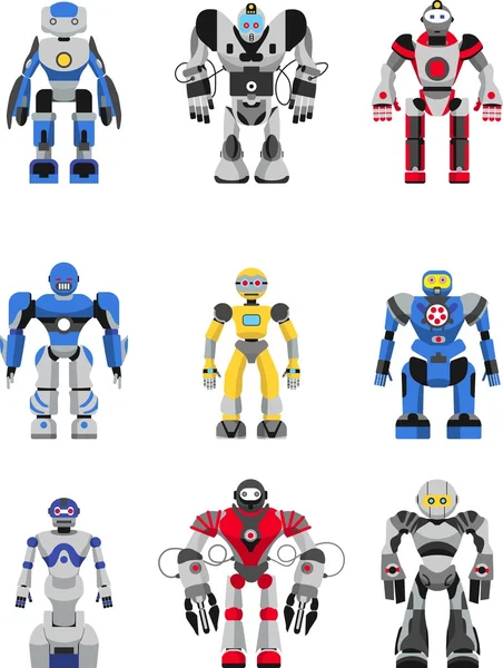 Conjunto de robots — Archivo Imágenes Vectoriales