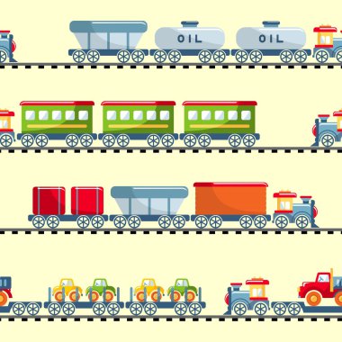 Oyuncak tren seamless modeli