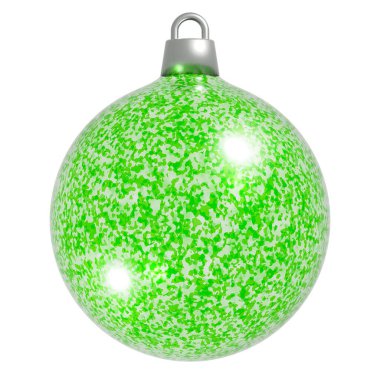 Benekli Yeşil Noel Balosu Süslemesi