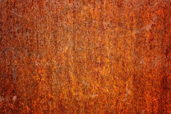 Iron wall covered with rust and corrosion paint — Stock Photo, Image