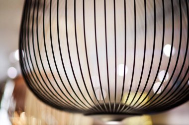 Sıcak ve klasik iç ışık, modern ev dekorasyonu, çağdaş lamba.