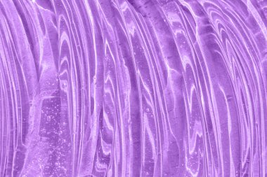 Güzel hyaluronik asit yayılmış. Kozmetik jöle serumu dokusu. Temiz kolajen jel, nemlendirici fon. Pembe sıvı şeffaf cilt bakım ürünü örneği. Emülsiyon