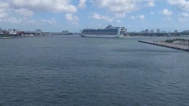 Fort Lauderdale Floride États Unis Mai 2021 Tours Temps Croisière — Video