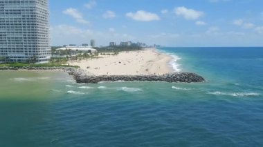 Fort Lauderdale Florida ABD May26 'da Stranahan Nehri Liman Adaları' nın ve Harbor Sahili Atlantik Okyanusu 'nun kıyı şeridi -19