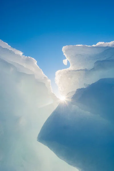 Iceberg Sul Mare Ghiacciato Groenlandia — Foto Stock