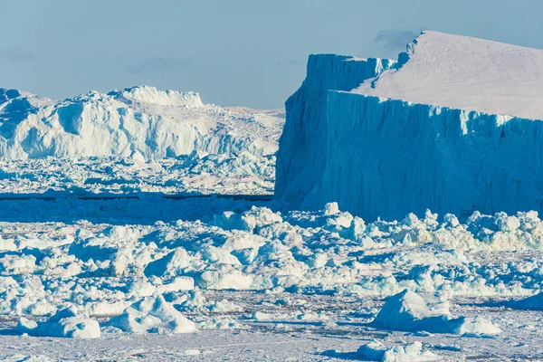 Ledovec Zamrzlém Moři Grónsko — Stock fotografie