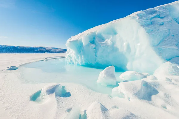 Iceberg Frozen Sea Greenland — Stock Photo, Image