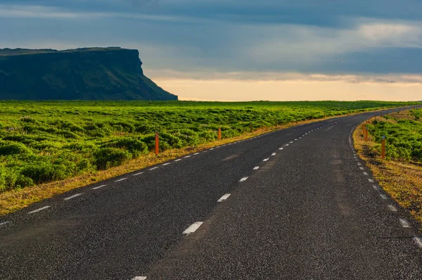 Typical Road Southern Iceland Myrdalssandur Iceland — Stock Photo, Image