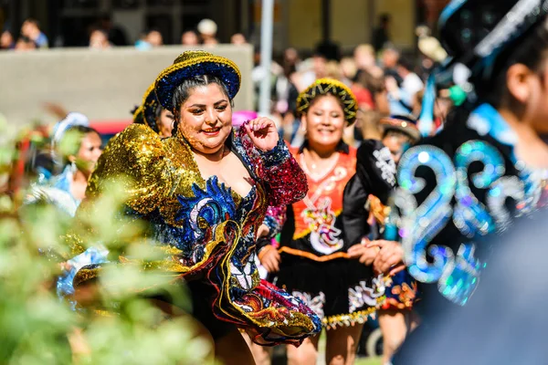 Hammarkullen Suécia Maio 2019 Rosto Uma Linda Rainha Carnaval Carnaval — Fotografia de Stock