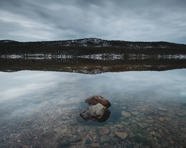 Vue Des Rochers Dans Eau Paysage — Photo