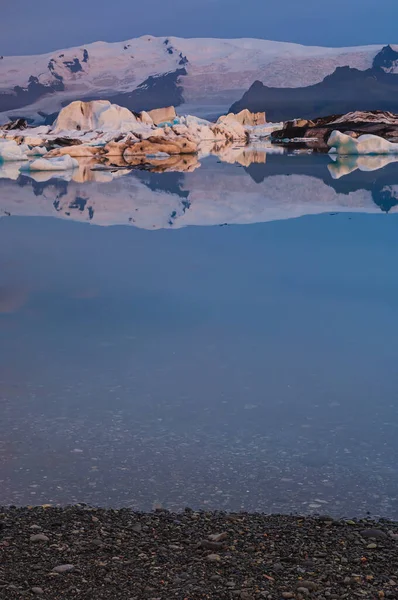 Lagoa Glacial Jokulsarlon Islândia — Fotografia de Stock
