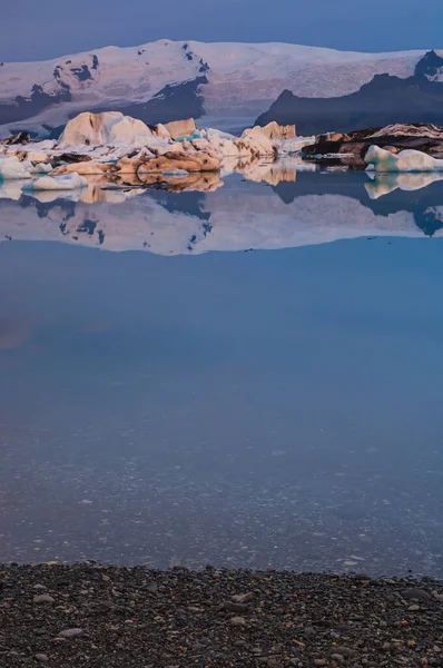 Ledovcová Laguna Jokulsarlon Island — Stock fotografie