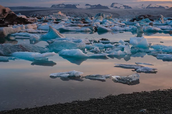 Laguna Glaciar Jokulsarlon Islandia — Foto de Stock