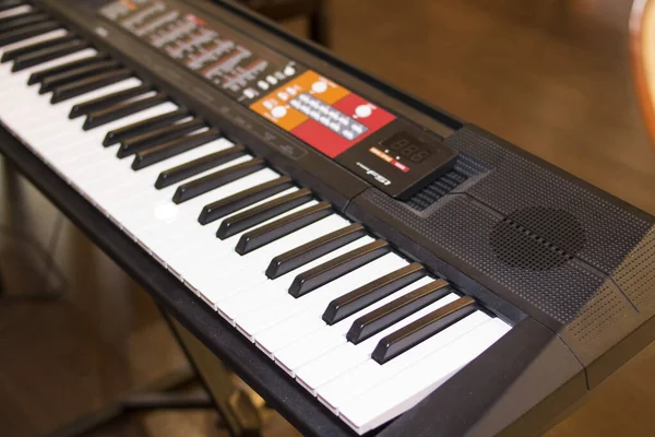 Instrumento Musical Sintetizador Electrónico Profesional Lugar Para Creatividad — Foto de Stock