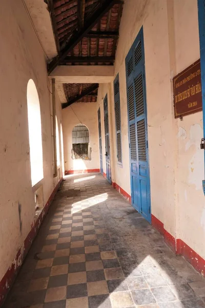 Uma Casa Família Hoi Ben Tre Vietnã — Fotografia de Stock