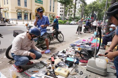 Ho Chi Minh şehrinde ikinci el market