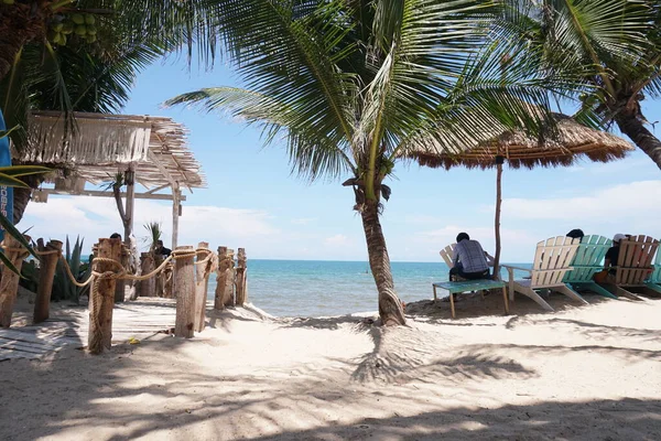 stock image Beautiful scenery at Cam Binh beach