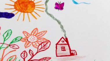 Çocuk çizim resimleri.