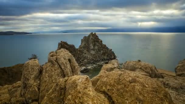 Time lapse Lago Baikal — Vídeo de stock