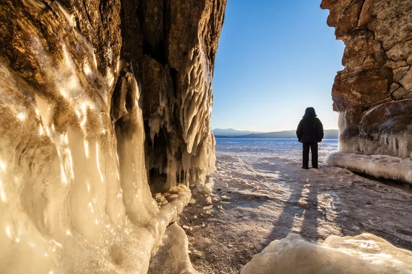 Caminhadas de inverno — Fotografia de Stock