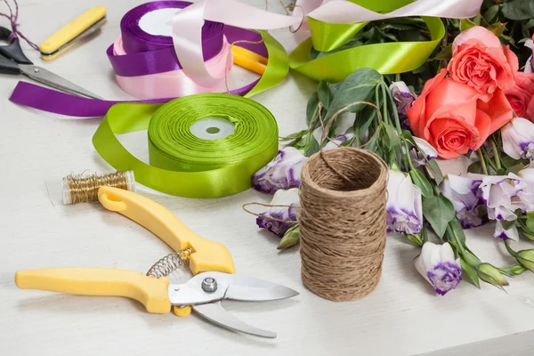 Flor y accesorios — Foto de Stock