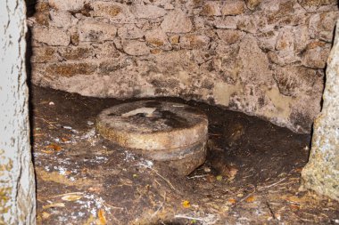 Galiçya 'nın bu bölgesinde klasik bir değirmen manzarası