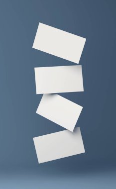 Uçan kartvizitler. Modelleme. 3B görüntüleme