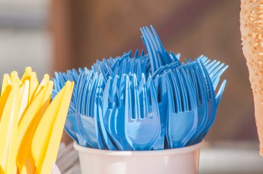 Plastik çatal bıçak gıda