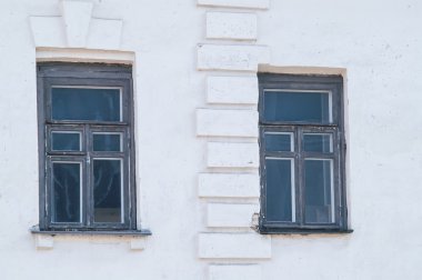 pencere, tuğla eski ev