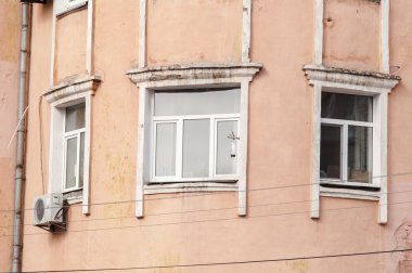 pencere, tuğla eski ev