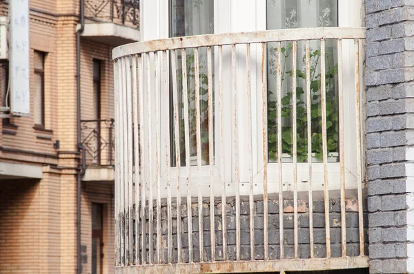 Balkon Altes Haus — Stockfoto