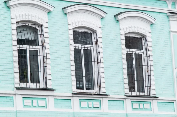 Fenster, Ziegel altes Haus — Stockfoto