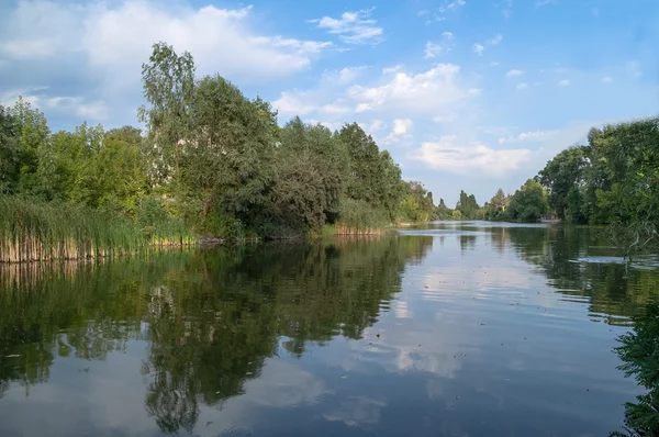 Río en el día soleado — Foto de Stock