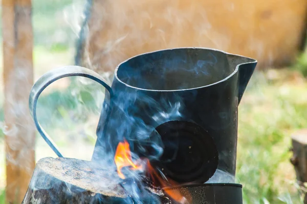 Metalik Siyah daire yanıyor 